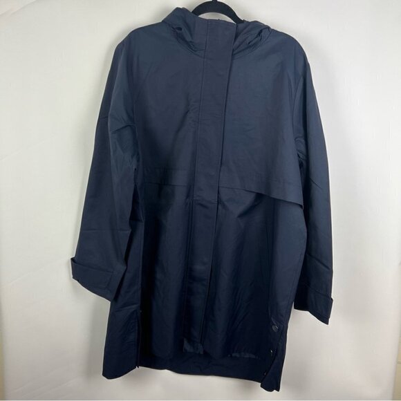 NWT- Penningtons Hooded Water-Repellent Jacket For Women. Color: Black. Size:2XL - Picture 1 of 16